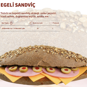 EGELİ SANDVİÇ - KOLİ İÇİ 24 ADET