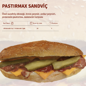 PASTIRMAX SANDVİÇ - KOLİ İÇİ 24 ADET