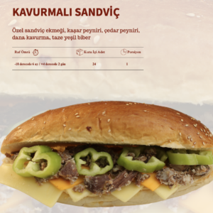KAVURMALI SANDVİÇ - KOLİ İÇİ 24 ADET