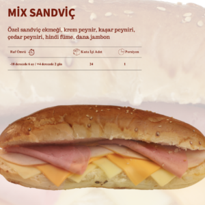 MİX SANDVİÇ - KOLİ İÇİ 24 ADET